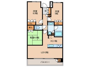 ユニハイム阿倍野松崎町(1302)の物件間取画像